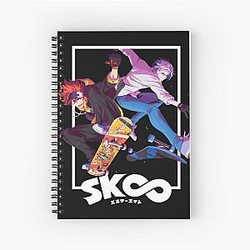 SK8 the Infinity Reki and Ranga Spiral Notebook
