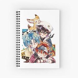 Reki and Lang and Miyu Sk8 the Infinity Spiral Notebook