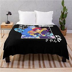Sk8 the Infinity Anime Cute Langa Hasegawa and Reki Kyan Throw Blanket