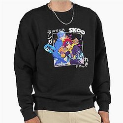Sk8 the Infinity anime! Cute Langa Hasegawa and Reki Kyan Pullover Sweatshirt
