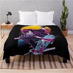 SK8 the Infinity - Reki 80s retro Throw Blanket