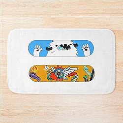 Sk8 the Infinity - Reki and Langa skateboard Bath Mat