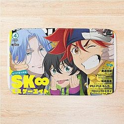 SNOW REKI MIYA - Pinup Magazine cover - Sk8 the Infinity Bath Mat