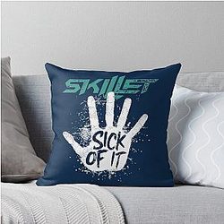 Skillet Sick of It Throw Pillow