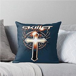 Skillet Rock band Throw Pillow