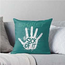 Skillet Sick of It Throw Pillow