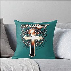 Skillet Rock band Throw Pillow