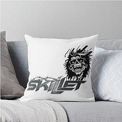 Skillet Skull Shredder Throw Pillow 

(I removed no characters. The title is fairly clean, so I didn't need to make any changes to it.)