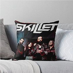 Revolution Skillet Tour 2025 Throw Pillow
