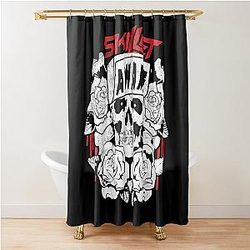Vintage Skillet Music Shower Curtain
