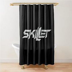 Evening Skillet Band Light Shower Curtain