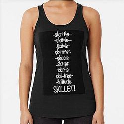 Skillet Black Racerback Tank Top