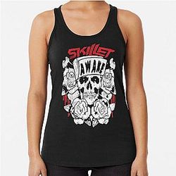 Vintage Skillet Music Racerback Tank Top