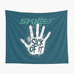 Skillet Sick of It Tapestry