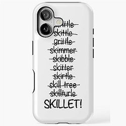 Skillet (White) iPhone Tough Case