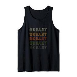 Love Heart Skillet Tee Vintage Style Black Skillet Tank