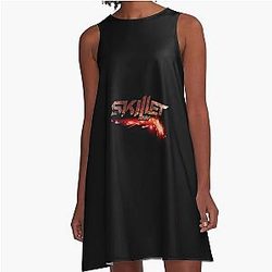 Rusty A-Line Dress