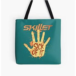 Skillet All Over Print Tote Bag