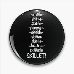 Skillet Pin (black)
