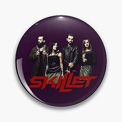 Skillet Band Members Pin