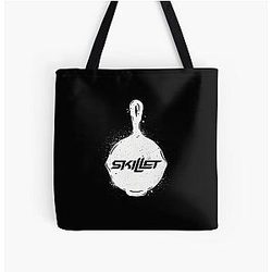 Skillet Rock All Over Print Tote Bag