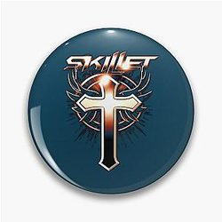 Skillet Rock Band Pin