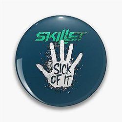 Skillet Rock Band Pin