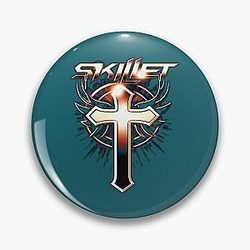 Skillet Rock Band Pin