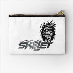 Skillet Skull Shredder Zipper Pouch