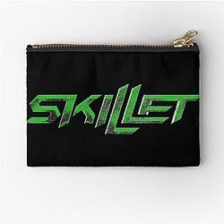 Skillet logo zipper pouch