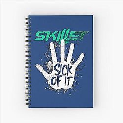 Skillet Rock band Spiral Notebook