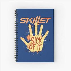 Skillet Spiral Notebook