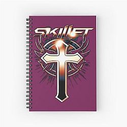Skillet Rock band Spiral Notebook