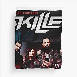 Revolution Skillet Tour 2025 Duvet Cover
