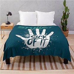 Skillet Sick of it Throw Blanket