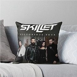 Skillet band vt Throw Pillow