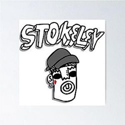 Ski Mask the Slump God Stokeley Design Poster