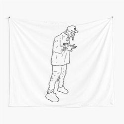 Ski Mask The Slump God outlines Tapestry
