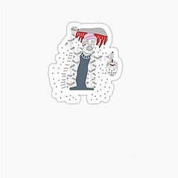 Ski Mask The Slump God 66 Sticker