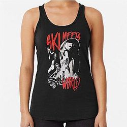 Ski Mask The Slump God Official Tour Merch Racerback Tank Top
