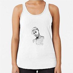 Ski Mask the Slump God Racerback Tank Top