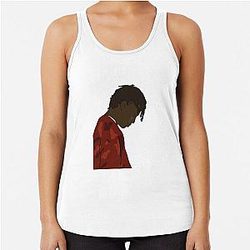 Ski Mask the Slump God Racerback Tank Top