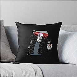 Ski Mask The Slump God Throw Pillow