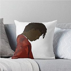 Ski Mask The Slump God Cartoon Throw Pillow
