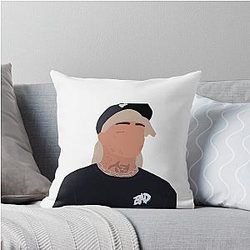 Ski Mask the Slump God Drawing Throw Pillow