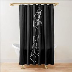 Ski Mask The Slump God White Shower Curtain