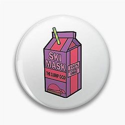 Lyrical Lemonade, Ski Mask, The Slump God, 100% Stokeley Vibes Pin