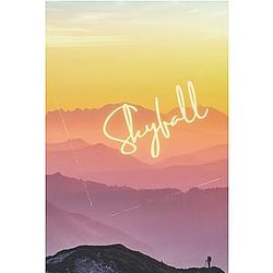 Skyfall Notebook: Gifts, Small Ruled Writing Journal, Plain Shade