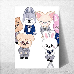 Skzoo Leebit Mischievous bunny Skzoo Posters
