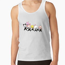 Skzoo Han Quokka Cheesecake lover Skzoo Tank Tops